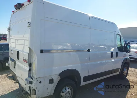 2021 Ram Promaster 2500 High Roof 136 Wb from USA, damaged, VIN 3C6ERVCG7ME505622